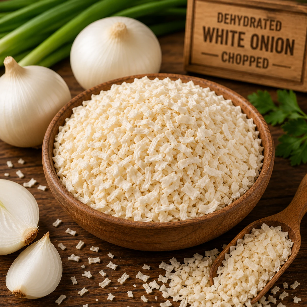 Dehydrated White Onion Chopped