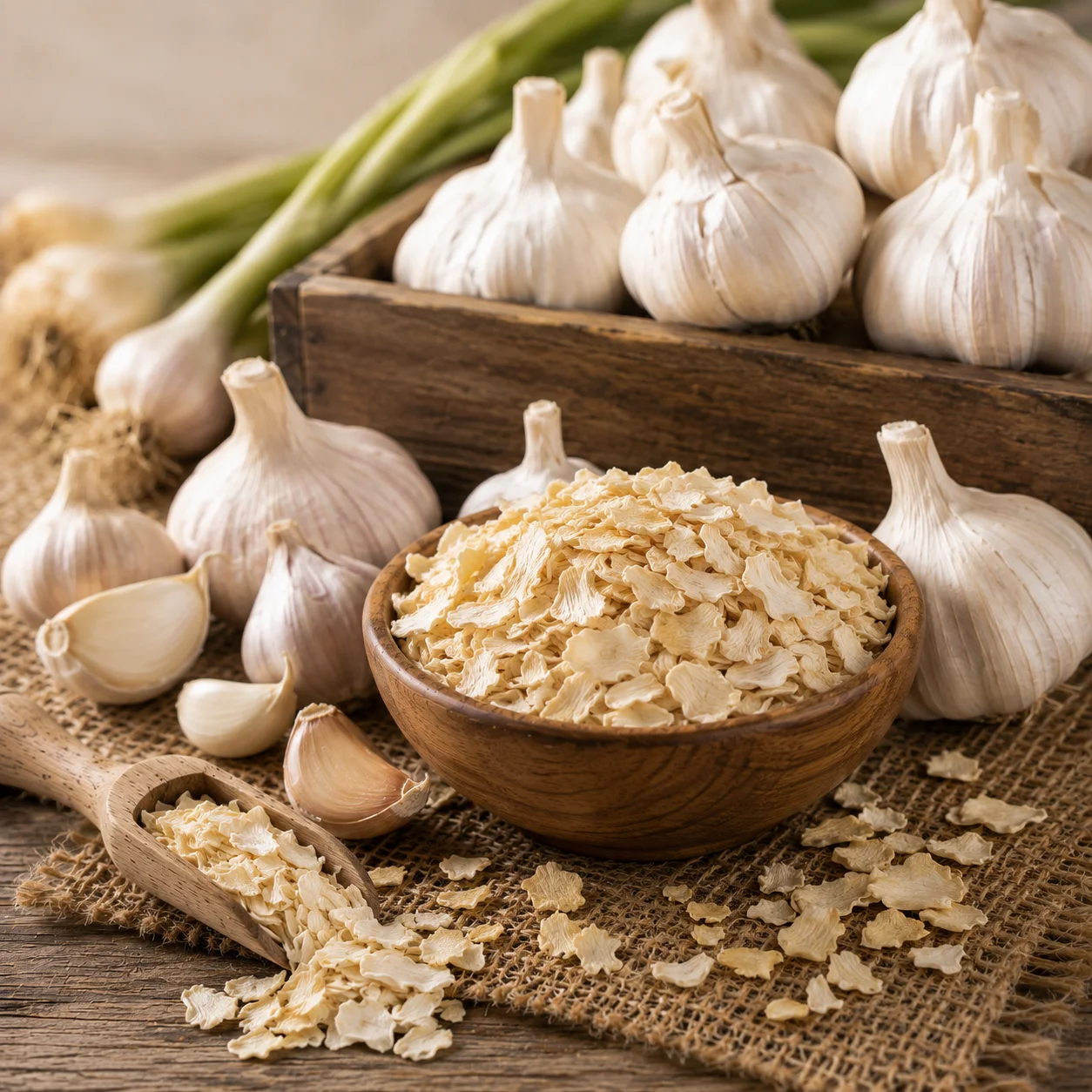 Garlic with Dehydrated Garlic