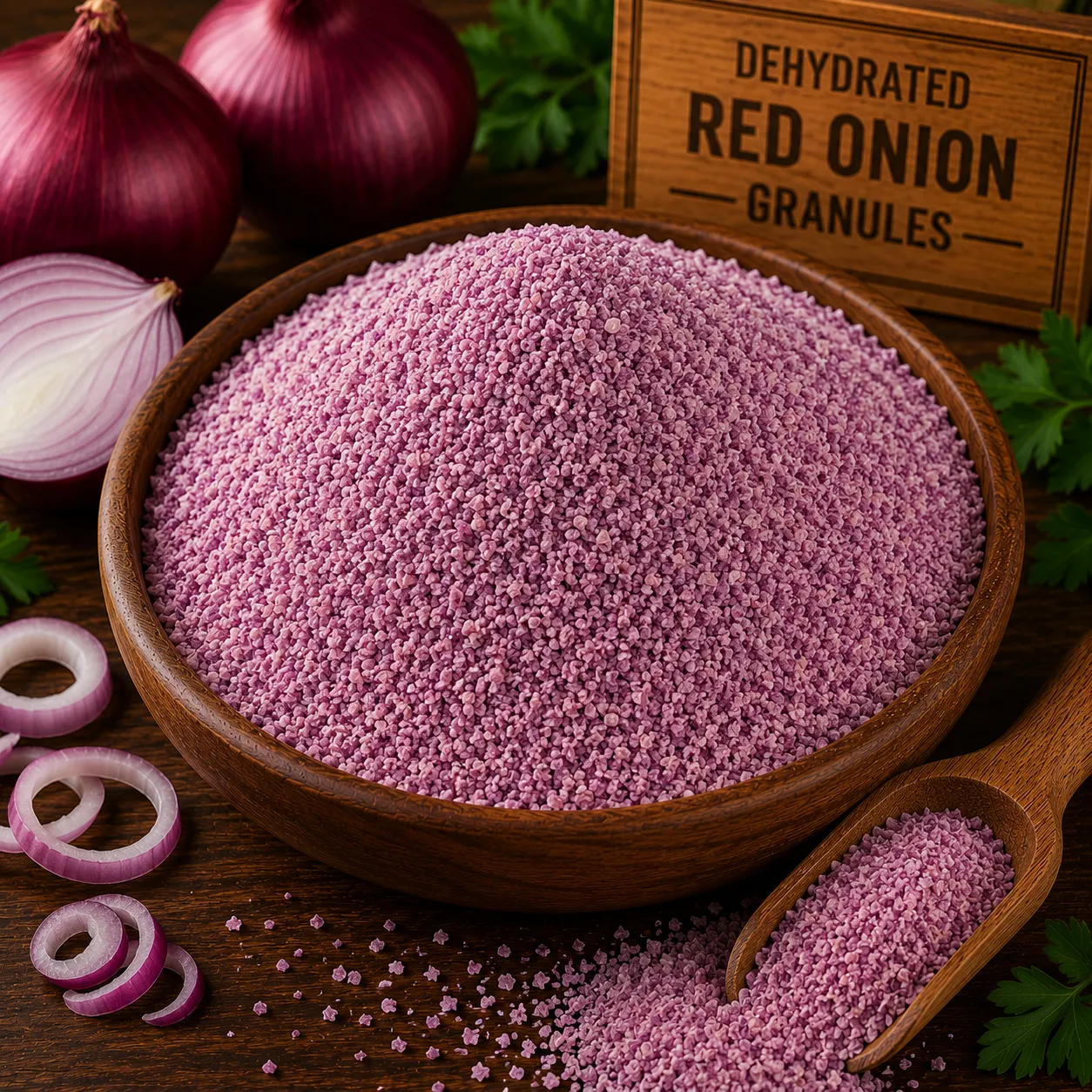 Dehydrated Red Onion Granules